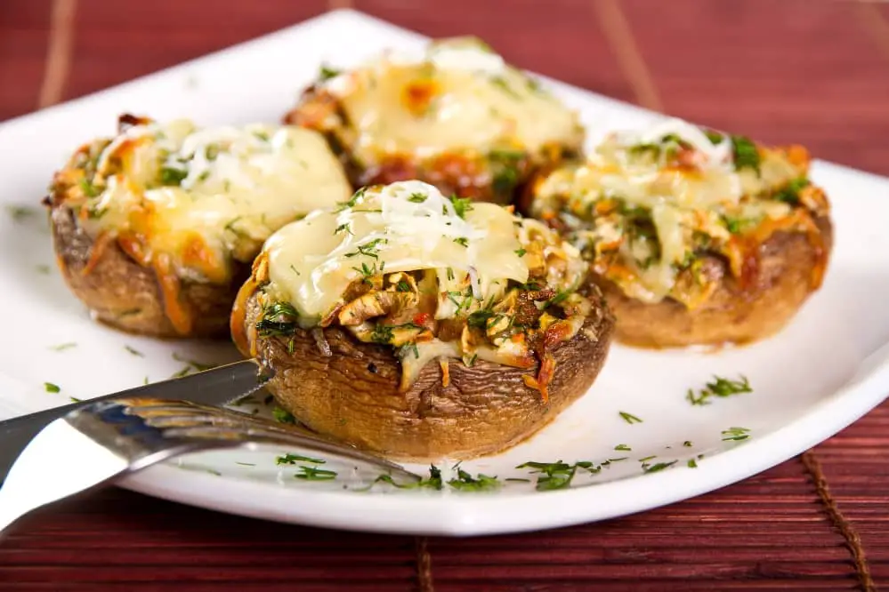 stuffed portobello mushrooms